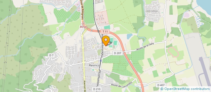 localisation de l'entreprise ALGO CORPORATE à BORGO