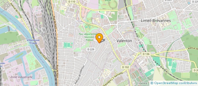 localisation de l'entreprise ALGO HIVE à VALENTON