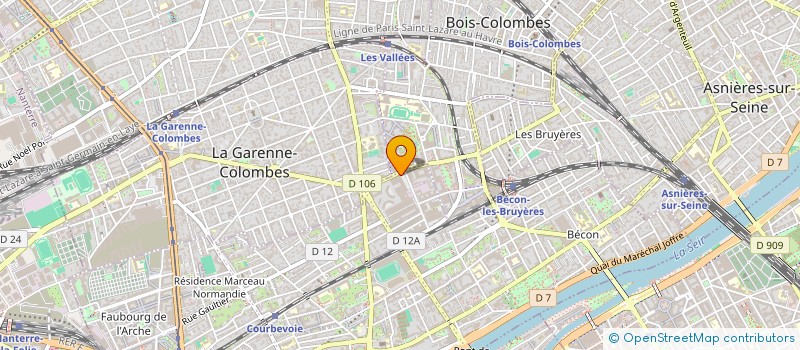 localisation de l'entreprise ALGO INTERNATIONAL à COURBEVOIE