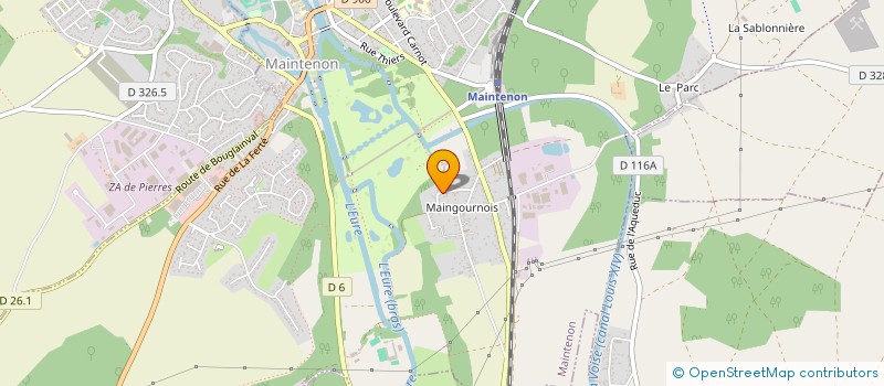 localisation de l'entreprise ALGOBU à MAINTENON