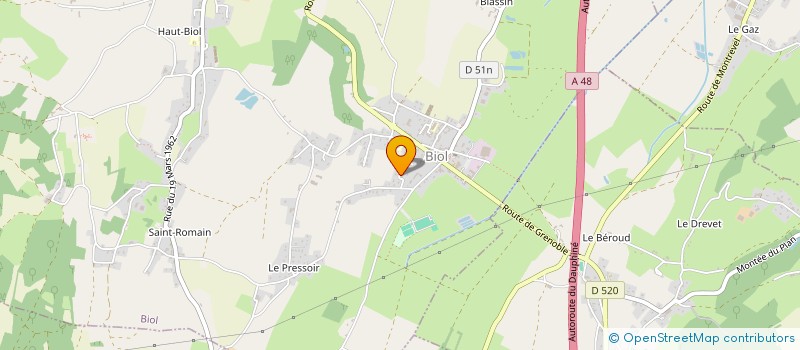 localisation de l'entreprise ALGODECISION  BIOL