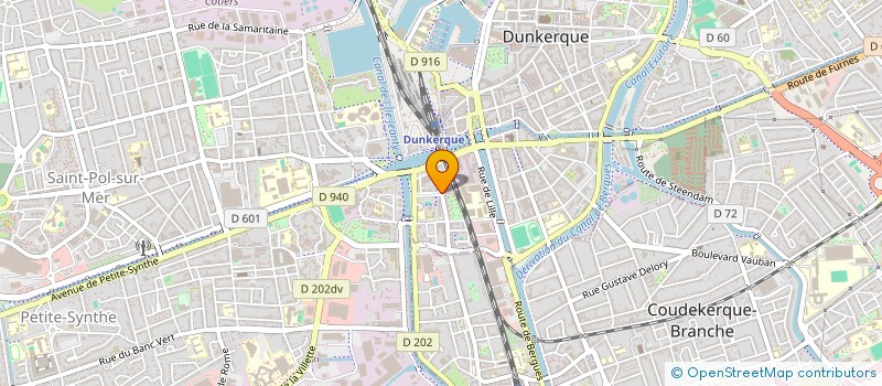 localisation de l'entreprise ALGOFAIT à DUNKERQUE