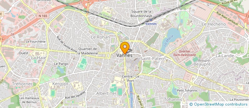 localisation de l'entreprise ALGOFERME DE GUERNEQUAY à VANNES