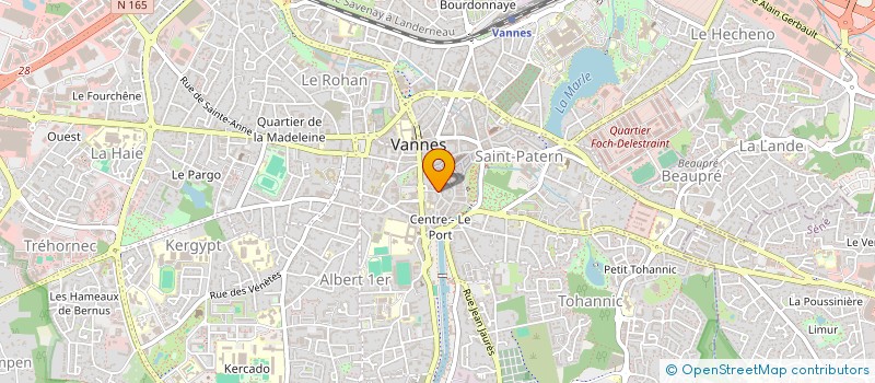 localisation de l'entreprise ALGOFORM à VANNES