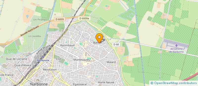 localisation de l'entreprise ALGOGEST  NARBONNE