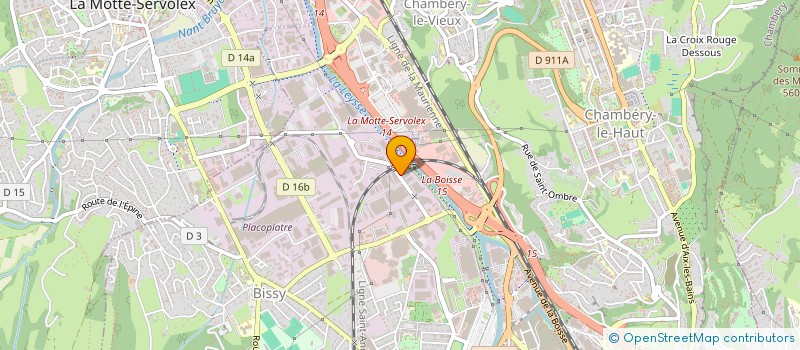 localisation de l'entreprise ALGOL S.A.S. à CHAMBERY