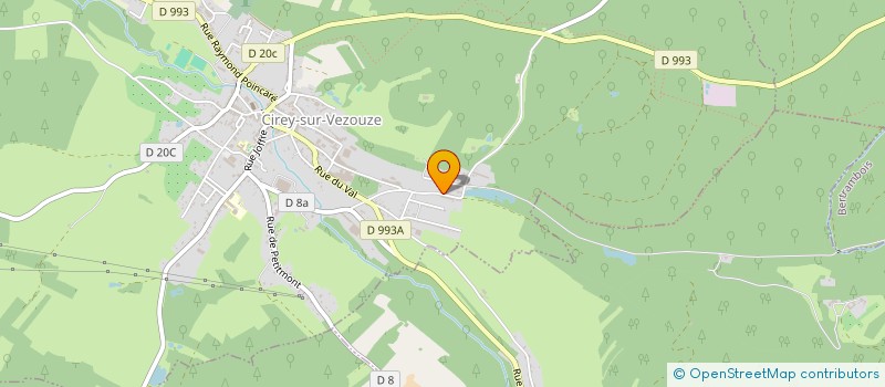 localisation de l'entreprise ALGOLOGISTIC SARL  CIREY-SUR-VEZOUZE