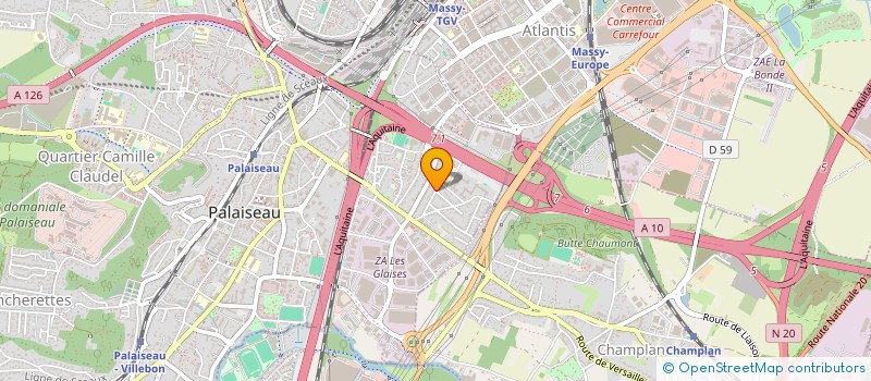 localisation de l'entreprise ALGOLUSO  PALAISEAU