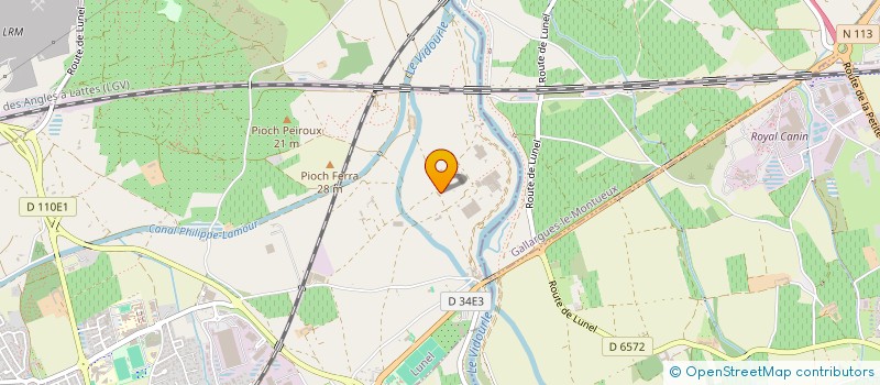 localisation de l'entreprise ALGOLUTION  LUNEL