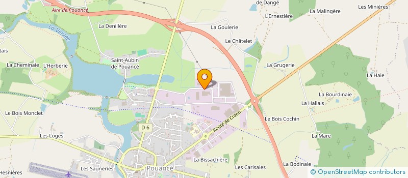 localisation de l'entreprise ALGOMET  OMBREE D'ANJOU