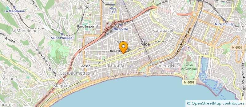 localisation de l'entreprise ALGONQUIN GESTION EXPERTISE à NICE