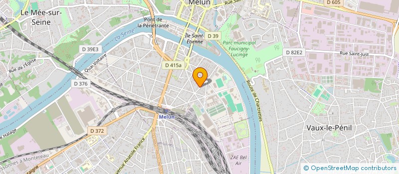 localisation de l'entreprise ALGOPERFS CONSULTING à MELUN