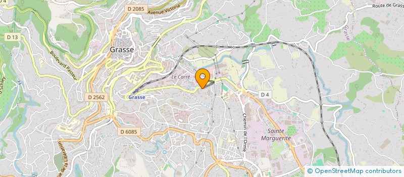 localisation de l'entreprise ALGOR à GRASSE