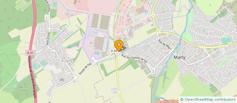localisation de l'entreprise ALGOR AMENAGEMENT  MARLY