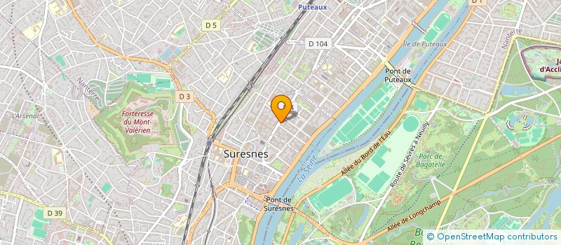 localisation de l'entreprise ALGORIDE à SURESNES