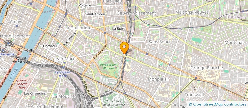 localisation de l'entreprise ALGORIS ASSOCIES  LYON