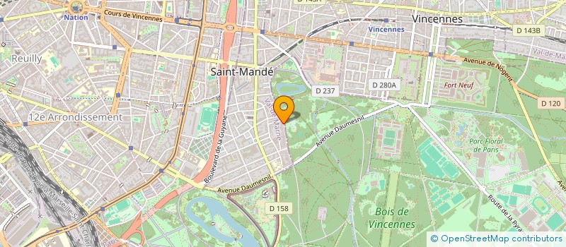 localisation de l'entreprise ALGORISME à SAINT-MANDE