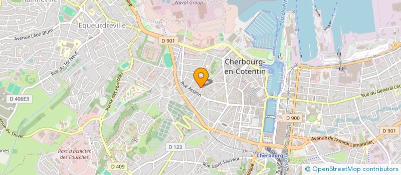 localisation de l'entreprise ALGORITHM à CHERBOURG-EN-COTENTIN