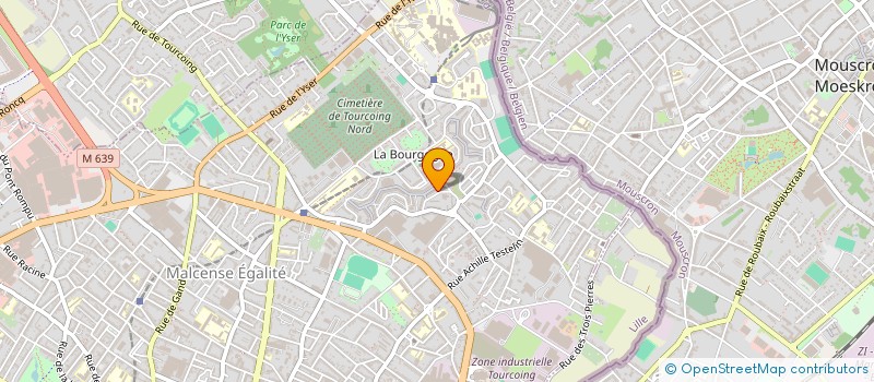 localisation de l'entreprise ALGORITHME  TOURCOING