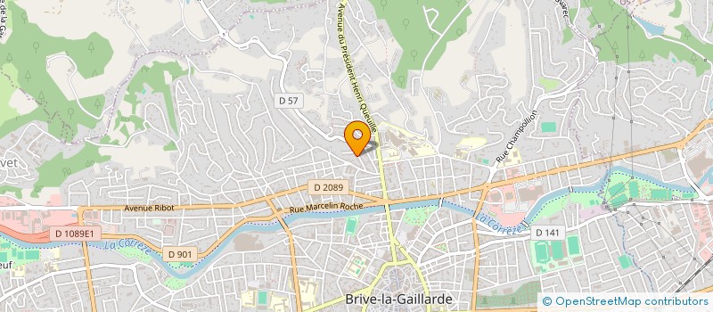 localisation de l'entreprise ALGORO FILMS à BRIVE-LA-GAILLARDE