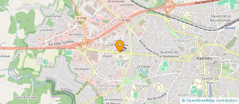 localisation de l'entreprise ALGORYTHM EXPERTISE à VANNES