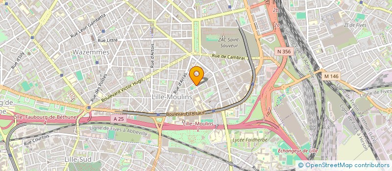 localisation de l'entreprise ALGOSA à LILLE