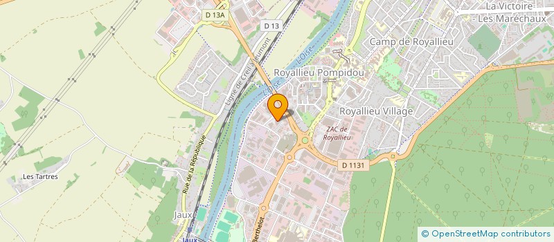 localisation de l'entreprise ALGOSCOPE à COMPIEGNE