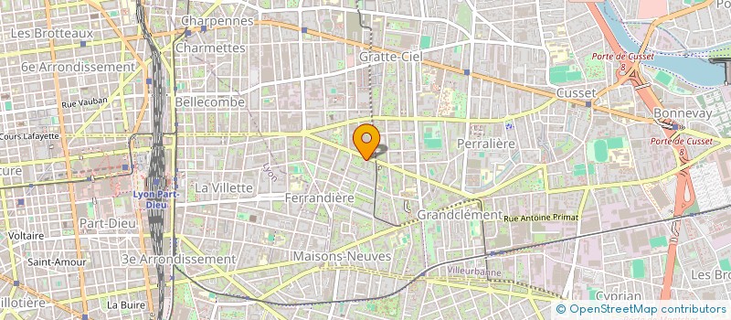 localisation de l'entreprise ALGOSECURIEUX  VILLEURBANNE