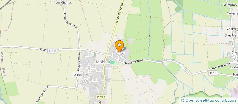 localisation de l'entreprise ALGOSPHERE  MOISSAT