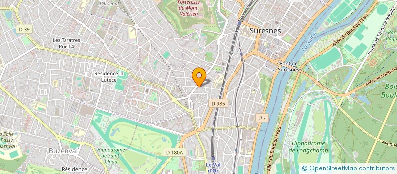 localisation de l'entreprise ALGOTHERAPEUTIX à SURESNES