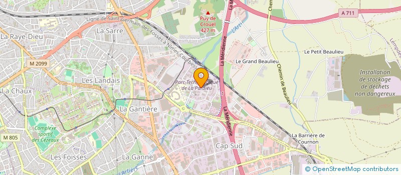 localisation de l'entreprise ALGOTHERM INGENIERIE à CLERMONT-FERRAND