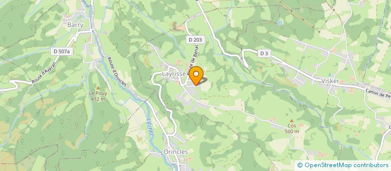 localisation de l'entreprise ALGPYR  LACROIX-FALGARDE