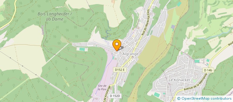 localisation de l'entreprise ALGRANGE CULTURE ANIMATION SPECTACLE  ALGRANGE