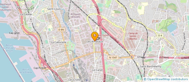localisation de l'entreprise ALGRO à MARSEILLE