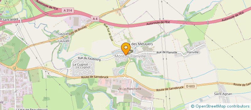 localisation de l'entreprise ALGRO à NOISSEVILLE