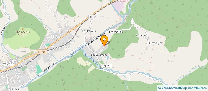 localisation de l'entreprise ALGS  FURMEYER