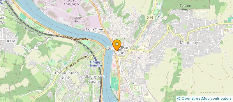 localisation de l'entreprise ALGT-SLGT  NEUVILLE-SUR-SAONE