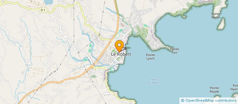 localisation de l'entreprise ALGTERNATIVES SARL  LE ROBERT