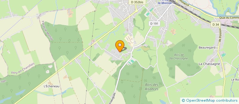 localisation de l'entreprise ALGUCY  PARAY LE MONIAL