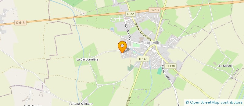 localisation de l'entreprise ALGUI  THIBERVILLE