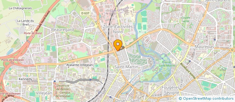 localisation de l'entreprise ALGUI-ISOLATION à RENNES