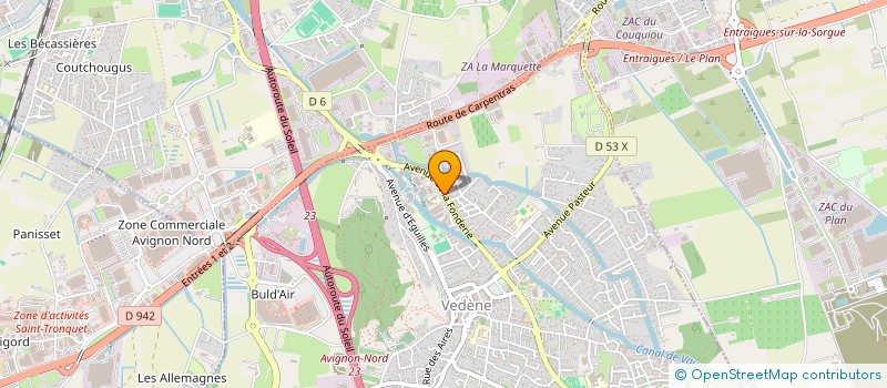 localisation de l'entreprise ALGUIMA  VEDENE