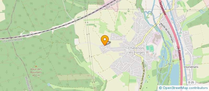 localisation de l'entreprise ALGUIMAHE à CHATENOIS-LES-FORGES
