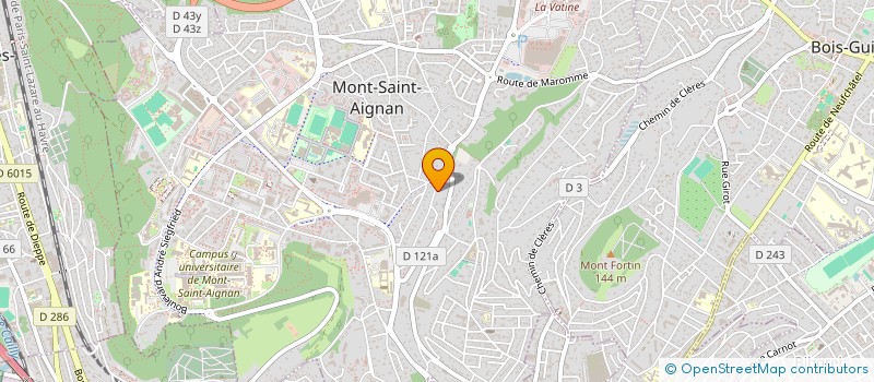 localisation de l'entreprise ALGUINI à VERSAILLES