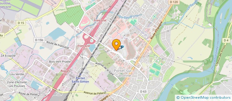 localisation de l'entreprise ALGUJO  ROQUES