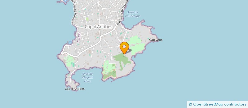 localisation de l'entreprise ALGUP  ANTIBES