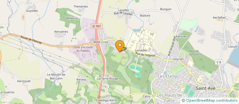 localisation de l'entreprise ALGY HOLDING  SAINT-AVE