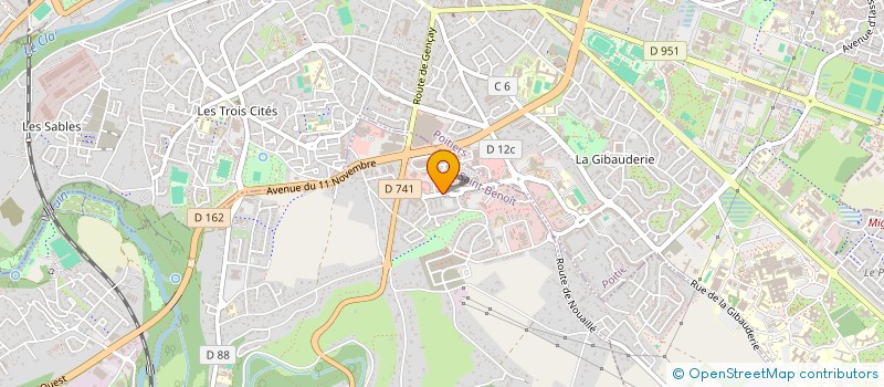 localisation de l'entreprise ALGYM à SAINT-BENOIT