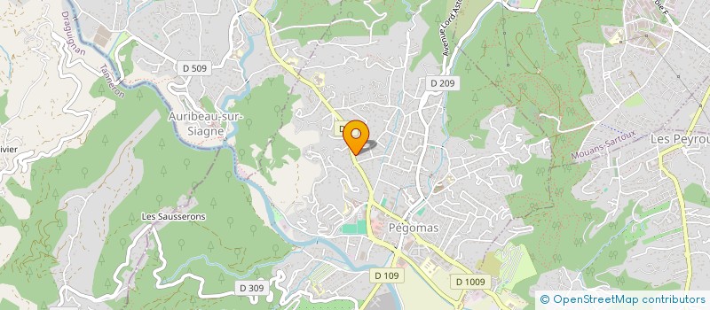 localisation de l'entreprise ALH  PEGOMAS