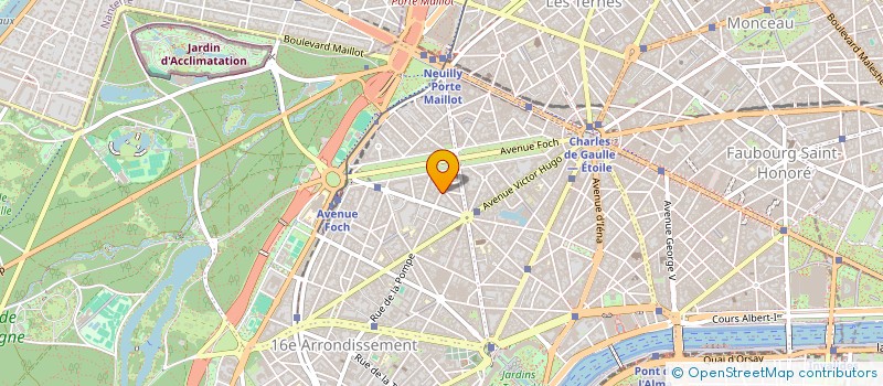 localisation de l'entreprise ALH  PARIS